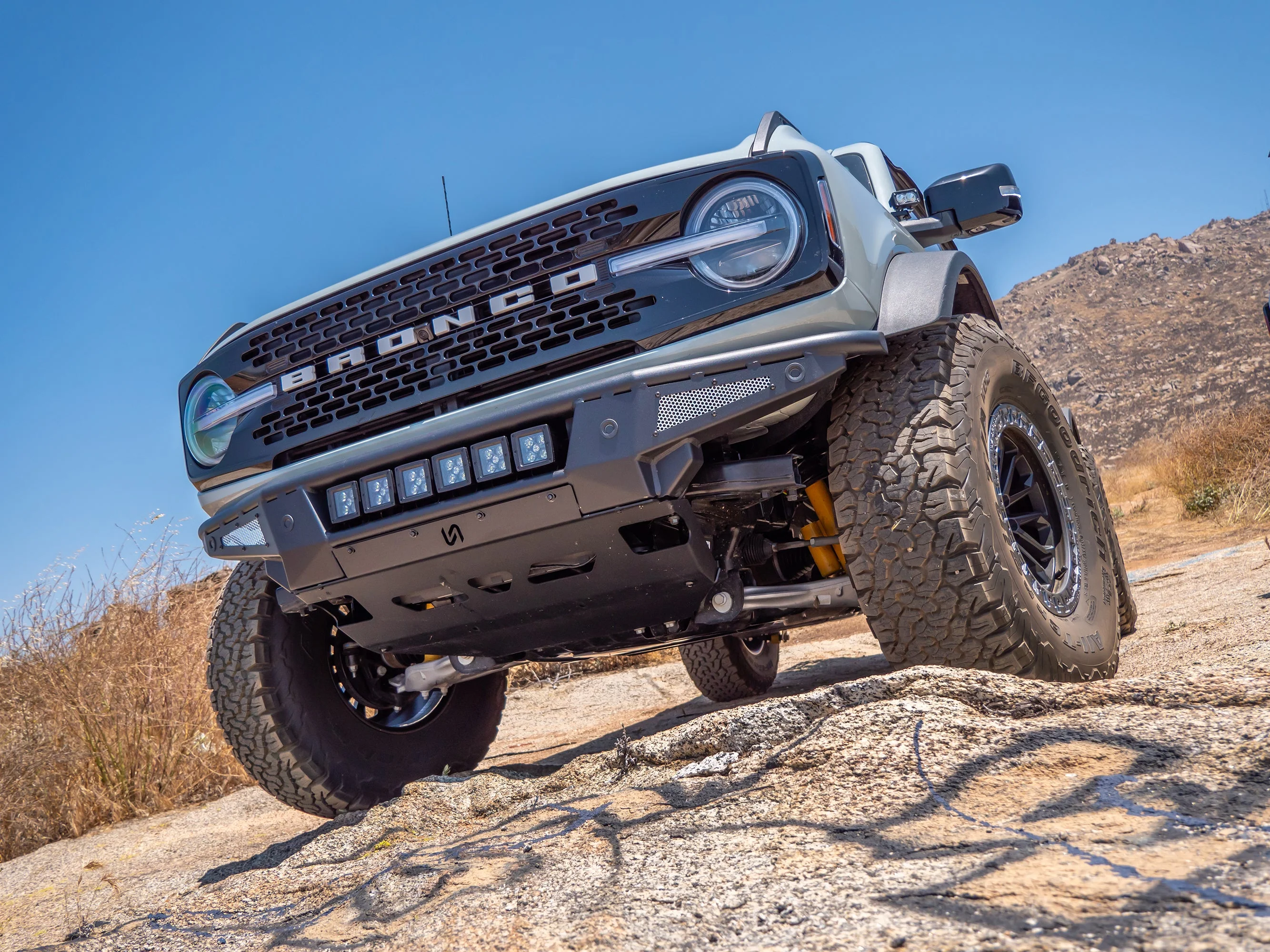 Turn Offroad - 2021+ Ford Bronco Baja Tubular Front Bumper & Skid Plate - Image 3