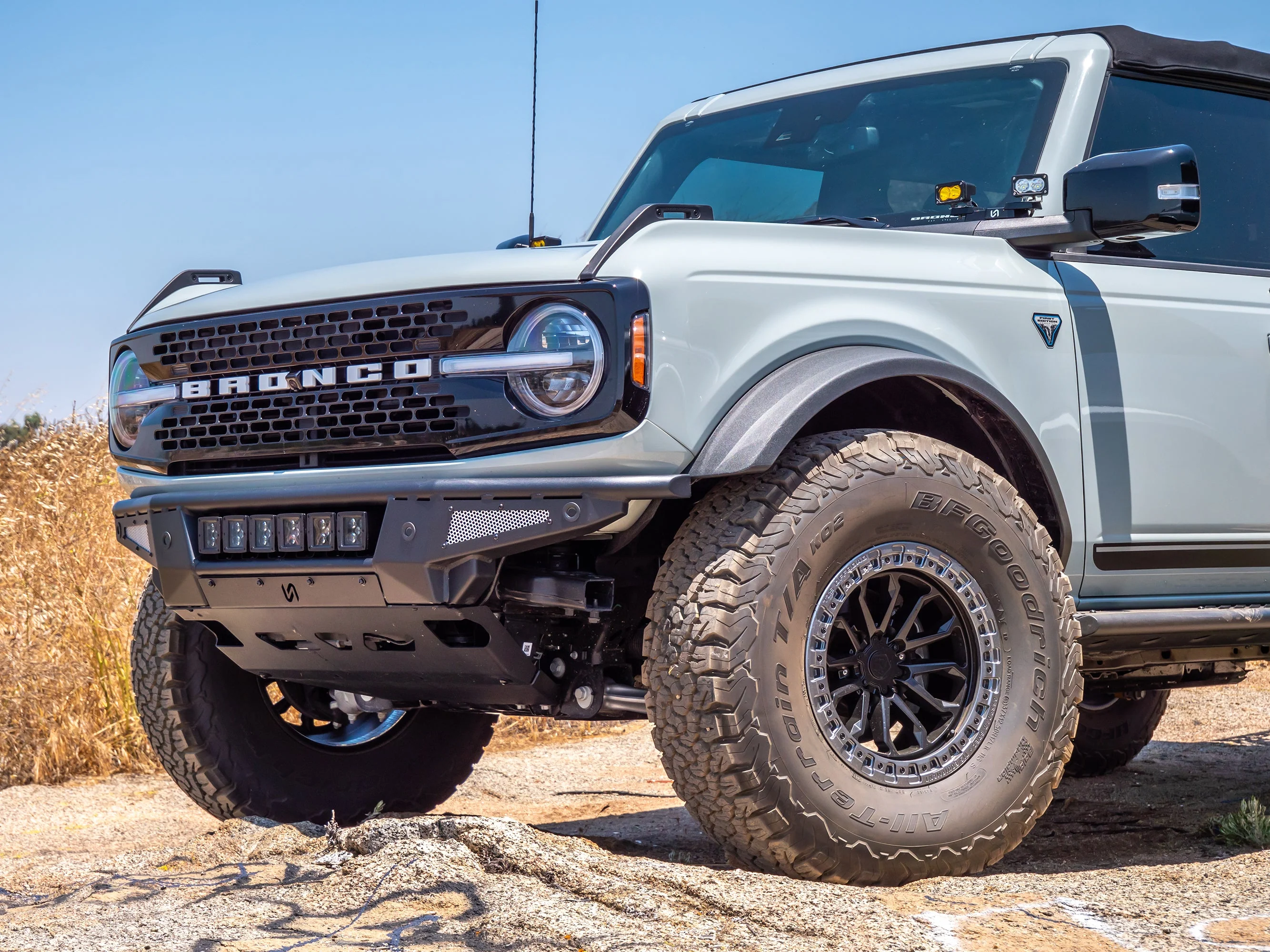 Turn Offroad - 2021+ Ford Bronco Baja Tubular Front Bumper & Skid Plate - Image 4