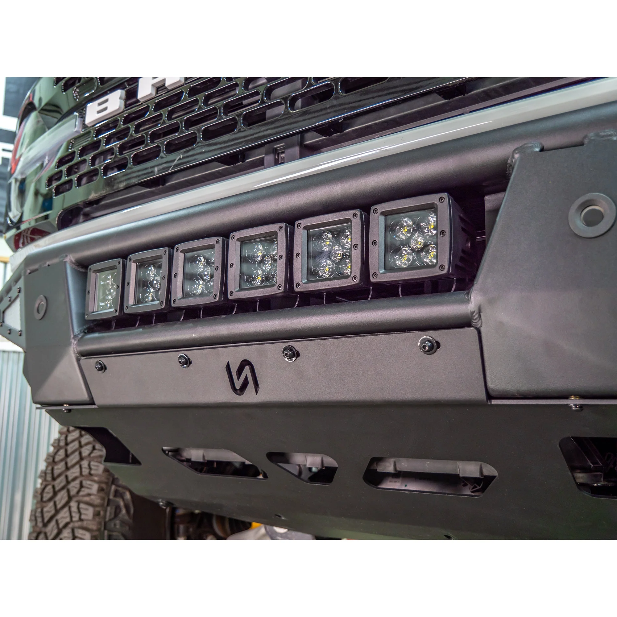 Turn Offroad - 2021+ Ford Bronco Baja Tubular Front Bumper & Skid Plate - Image 6
