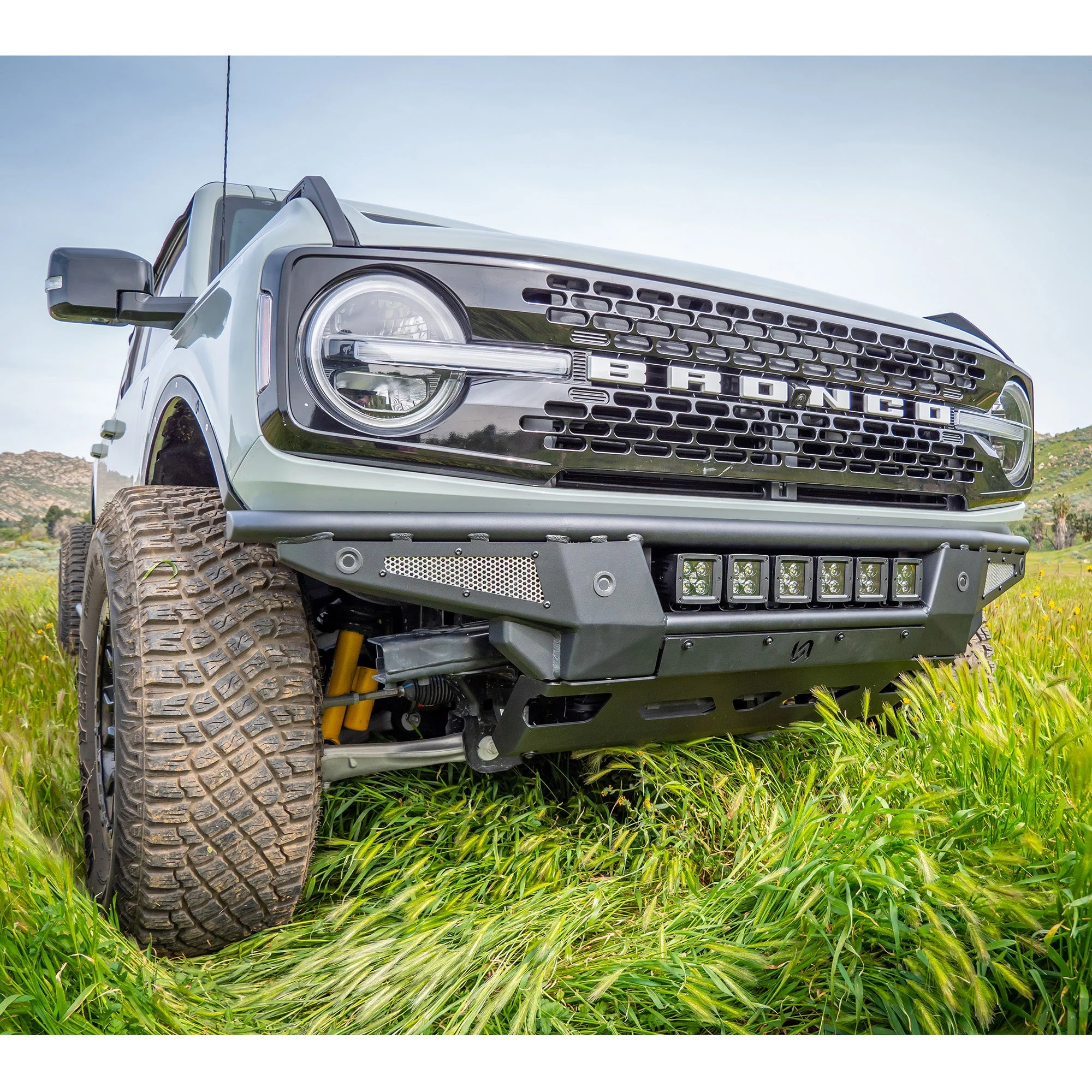 Turn Offroad - 2021+ Ford Bronco Baja Tubular Front Bumper & Skid Plate - Image 7