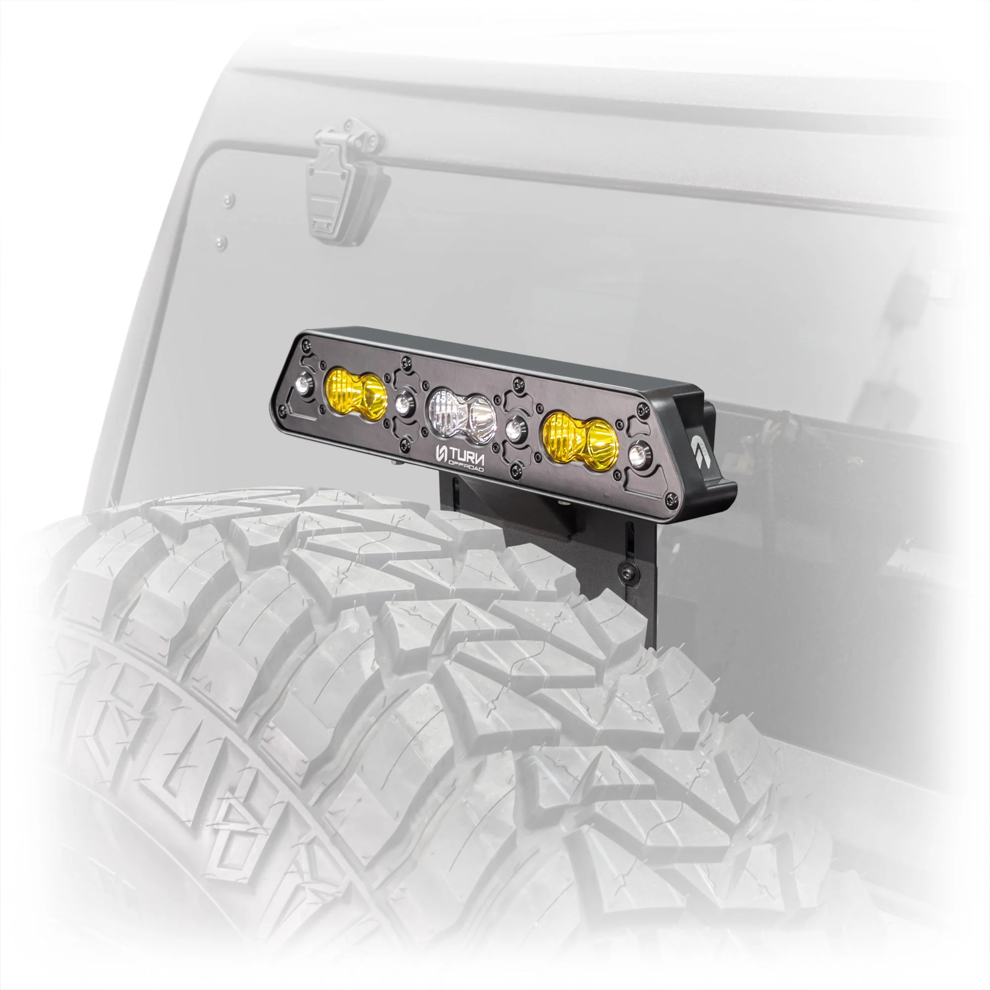Turn Offroad - 2021+ Ford Bronco Billet Chase Light / 3rd Brake Light