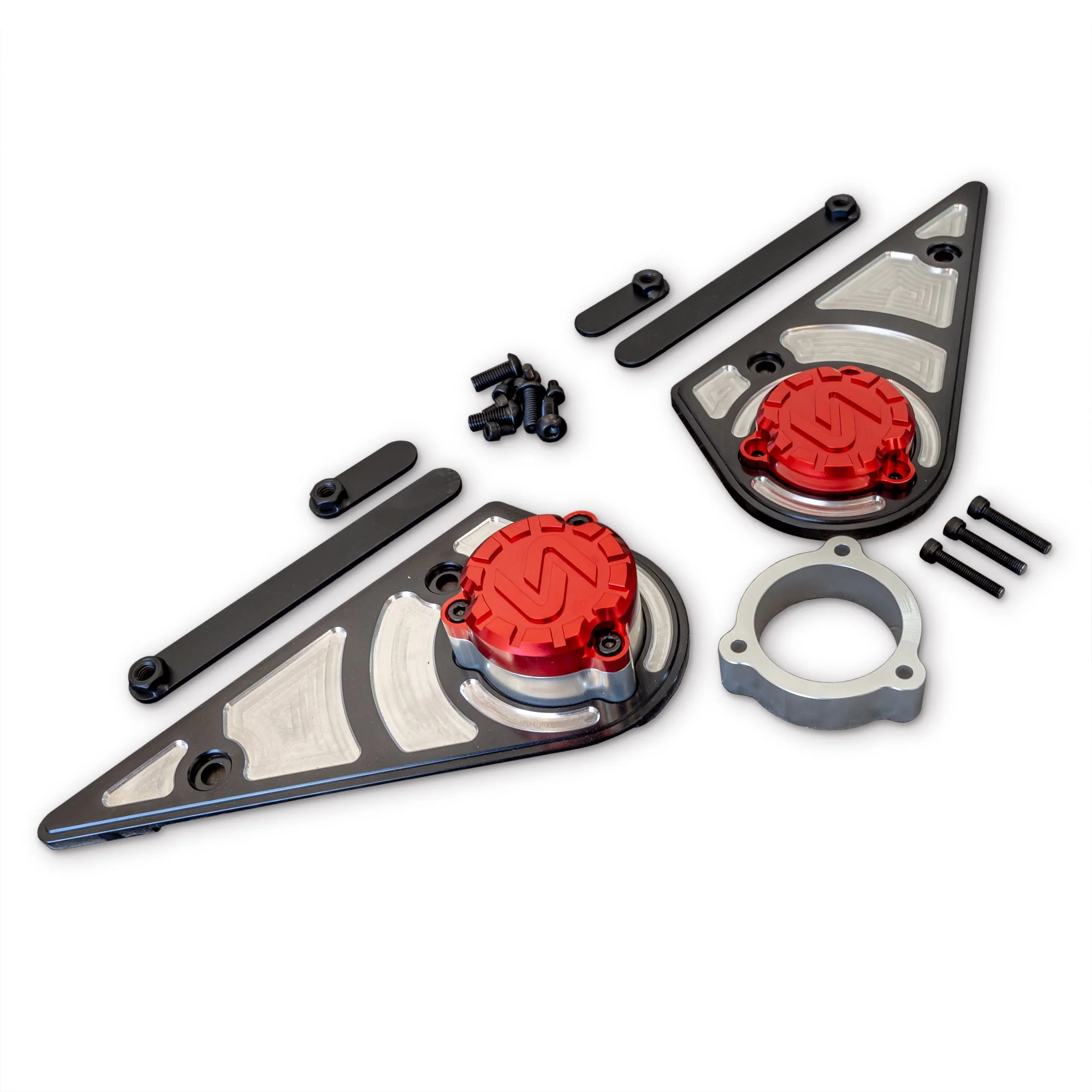 Turn Offroad - 2021+ Ford Bronco Billet Lower Control Arm Mount Covers - Pair