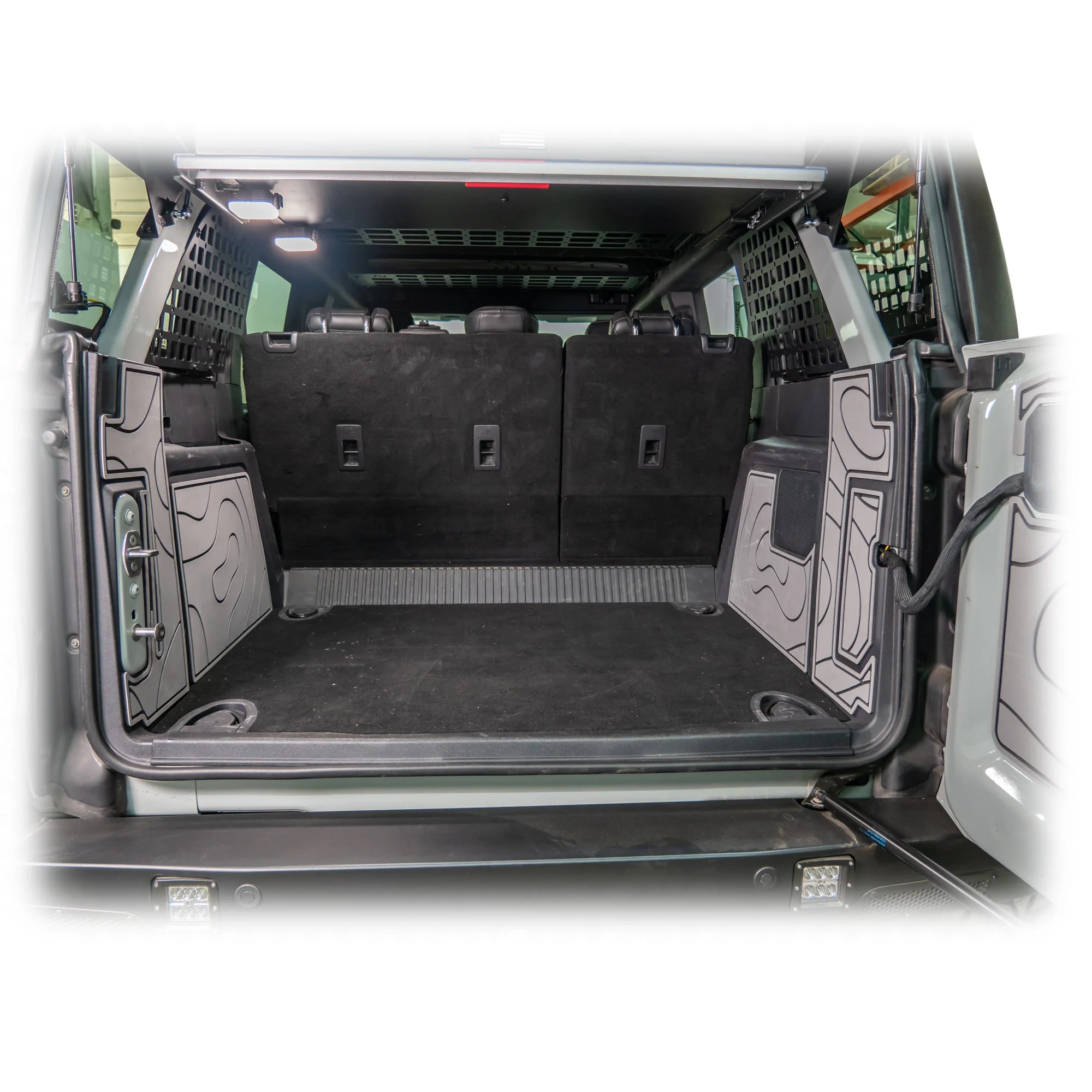 Turn Offroad - 2021+ Ford Bronco Cargo Area Foam Protector Kit - Image 13