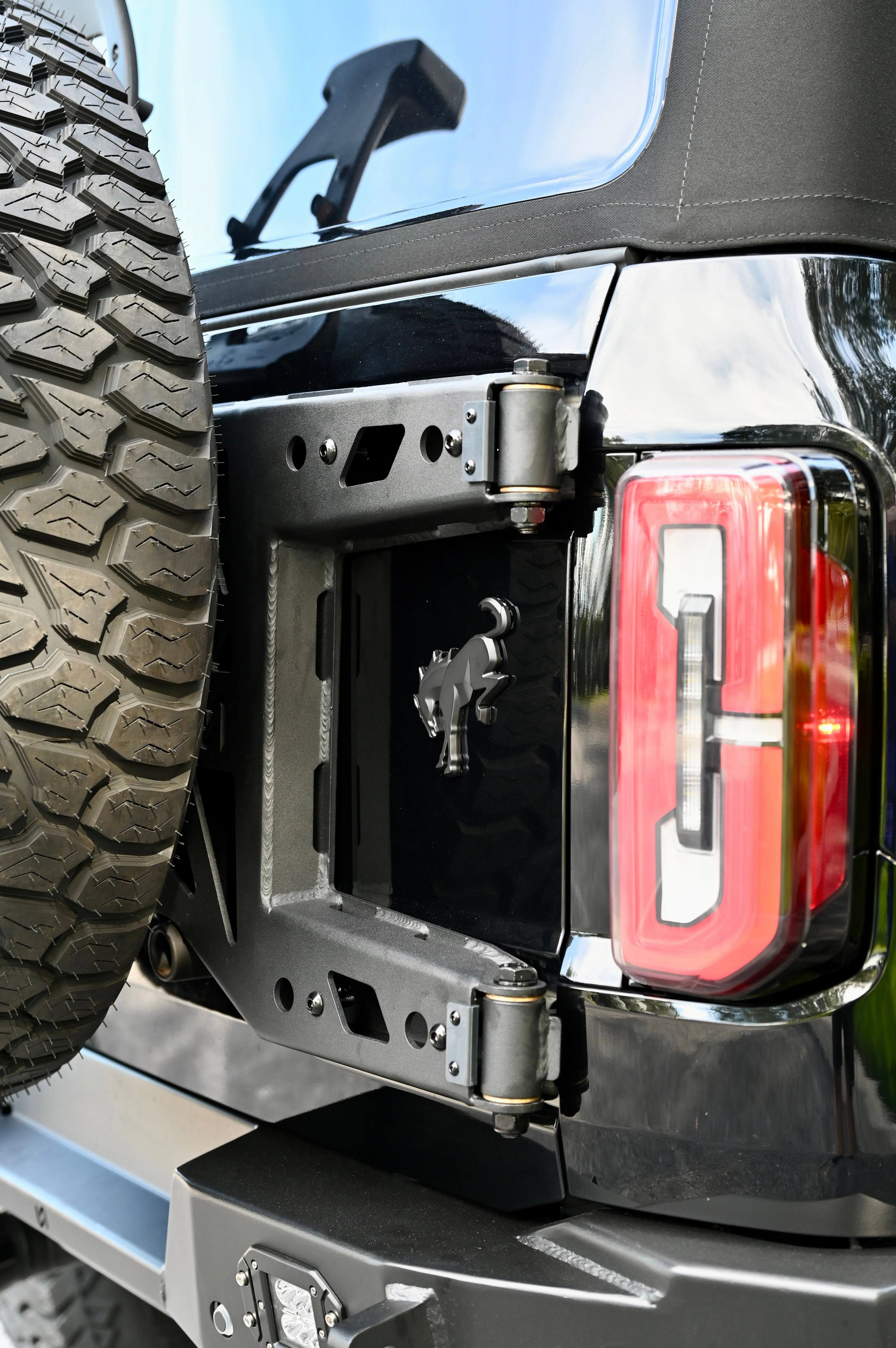 Turn Offroad - 2021+ Ford Bronco HD Tire Carrier Tailgate Reinforcement - Image 10