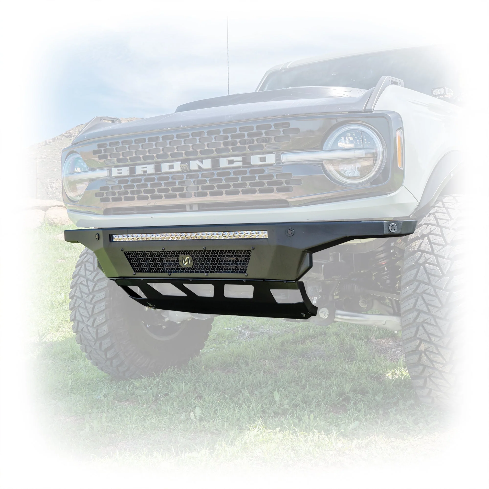 Turn Offroad - 2021+ Ford Bronco Hyperlyte Front Bumper & Skid Plate