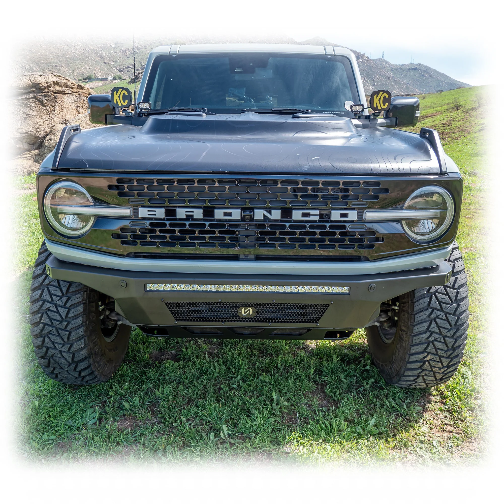 Turn Offroad - 2021+ Ford Bronco Hyperlyte Front Bumper & Skid Plate - Image 2