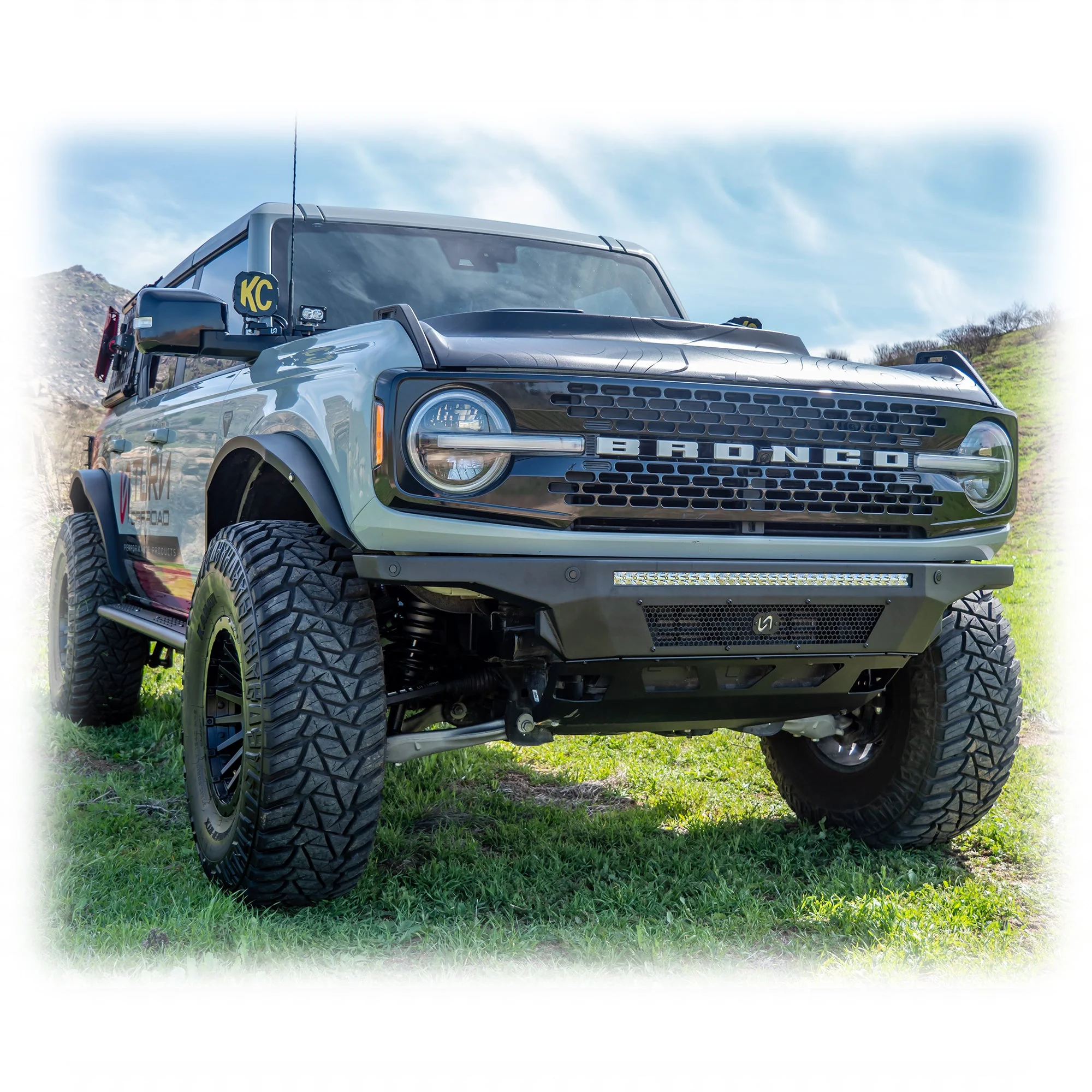 Turn Offroad - 2021+ Ford Bronco Hyperlyte Front Bumper & Skid Plate - Image 5