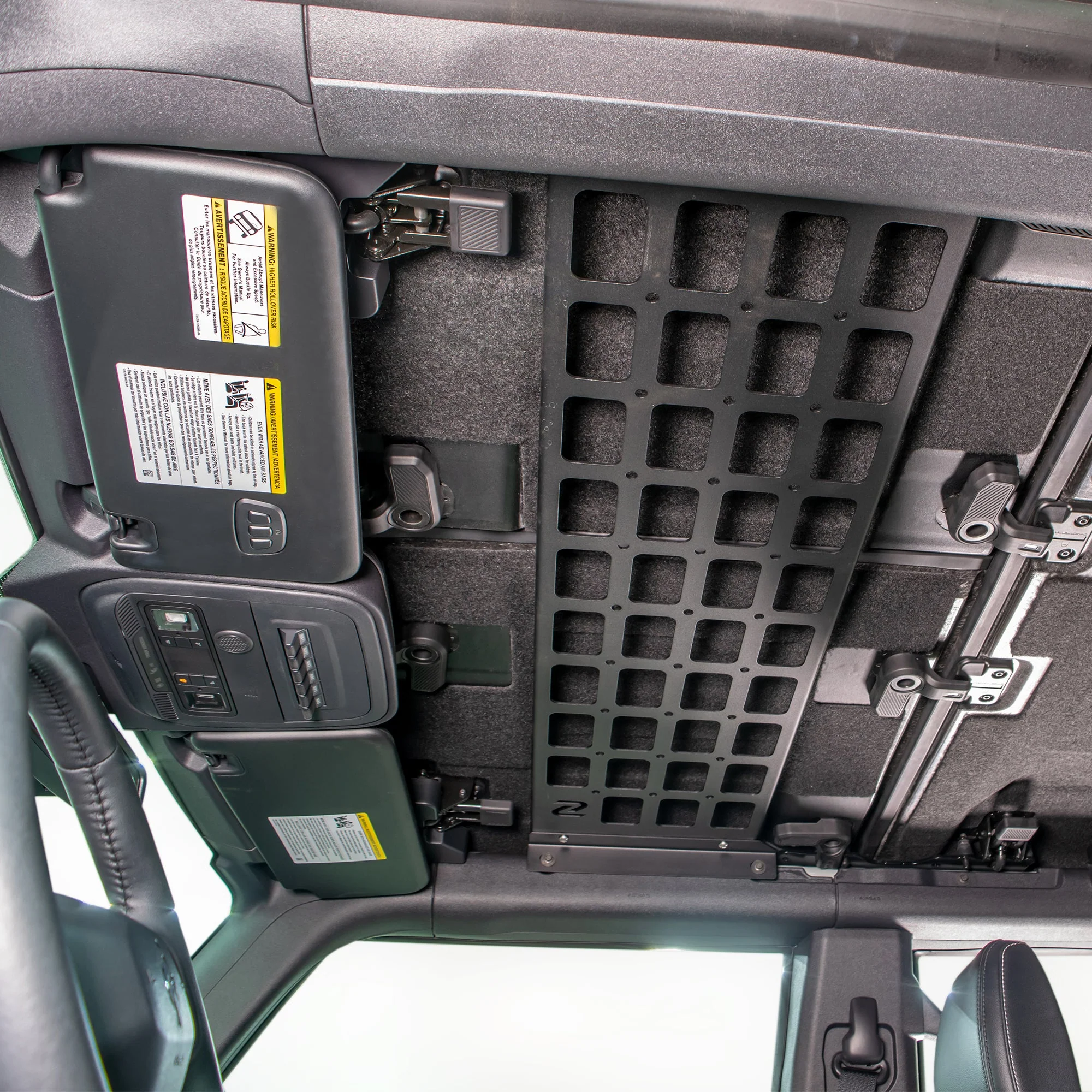 Turn Offroad - 2021+ Ford Bronco Overhead Molle Panel Storage Kit - Image 10