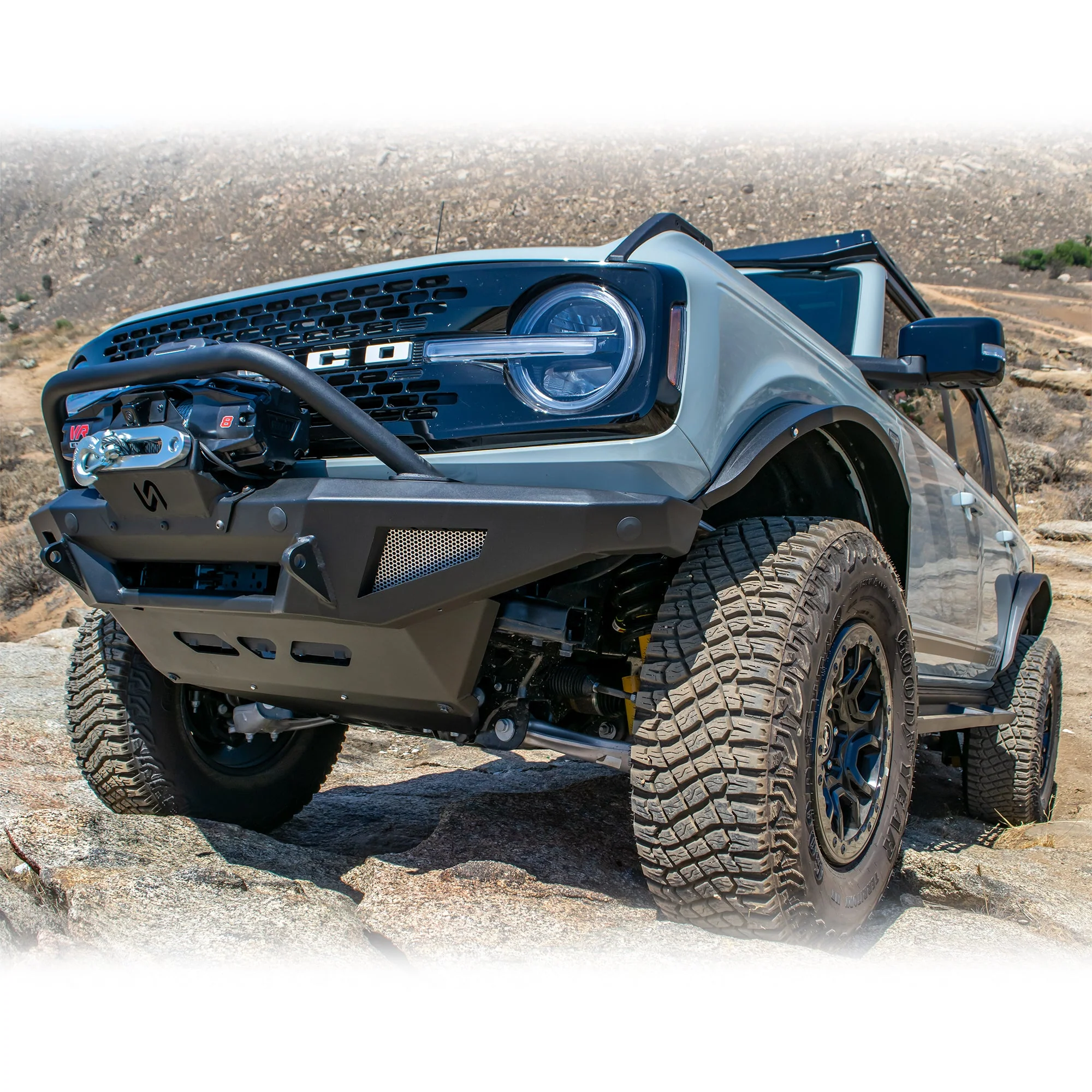 Turn Offroad - 2021+ Ford Bronco Steel Fender Flares Kit w/ Marker Lights - Image 12