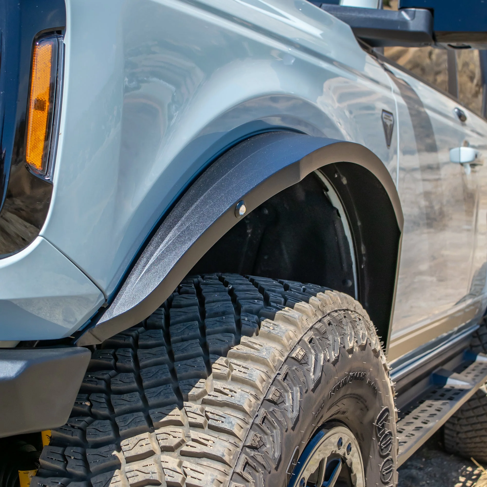 Turn Offroad - 2021+ Ford Bronco Steel Fender Flares Kit w/ Marker Lights - Image 3