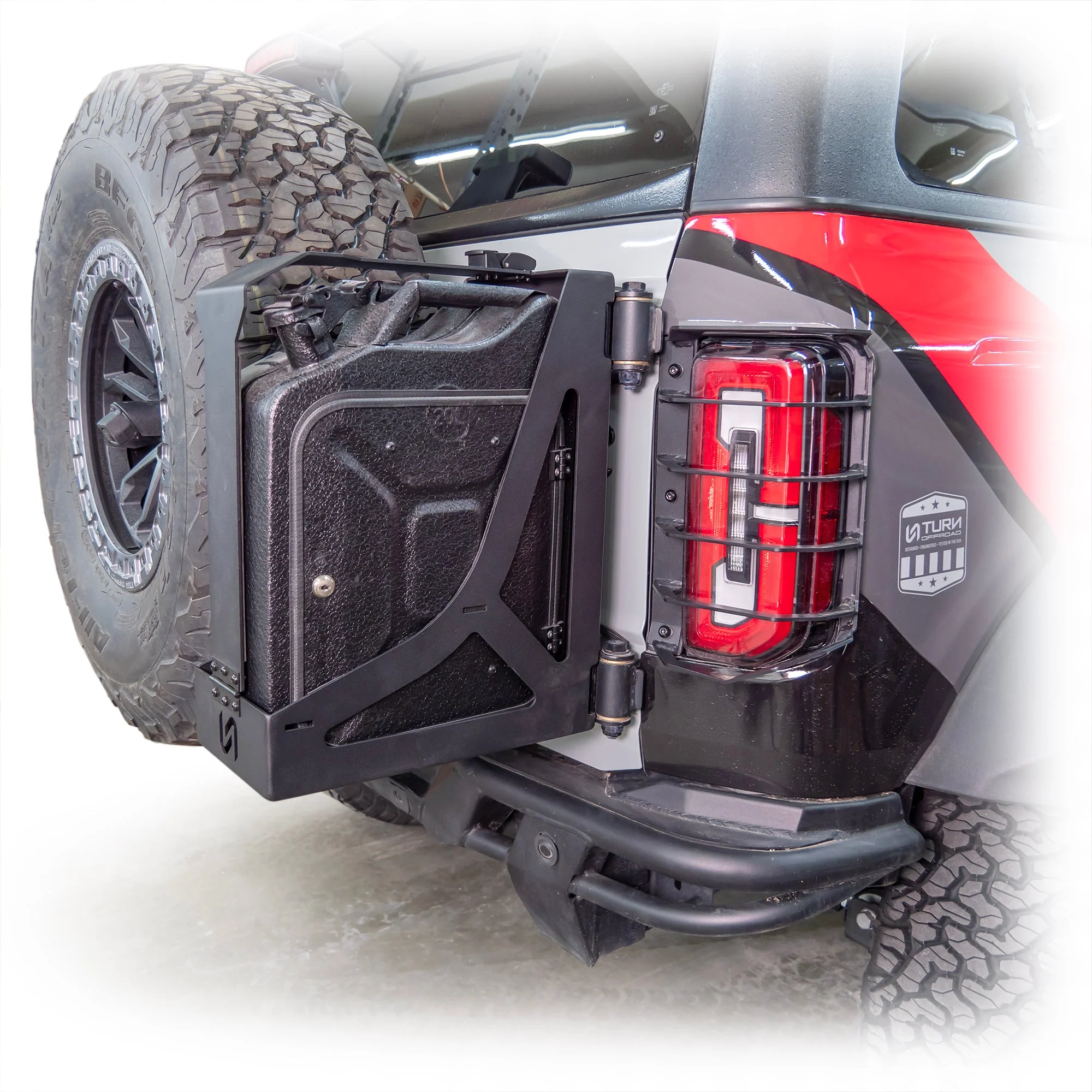 Turn Offroad - 2021+ Ford Bronco Tailgate Jerry Can Mount - Image 8