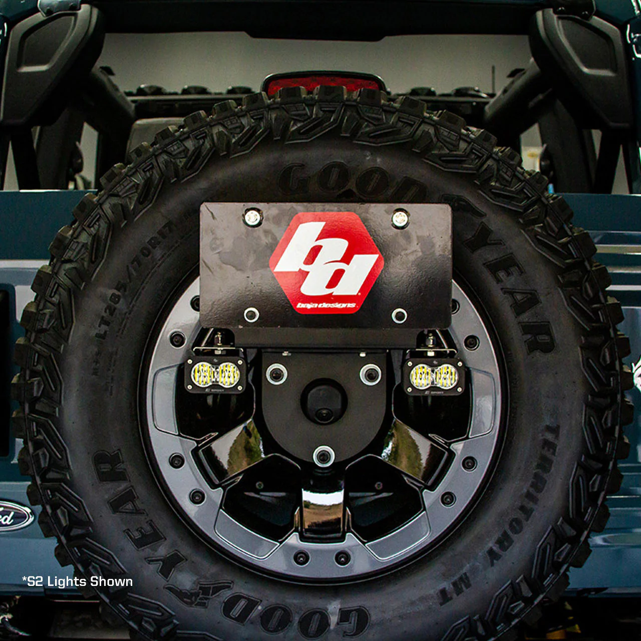 Baja Designs - Ford Bronco Dual S1 W/C Reverse Kit w/Lic Plate - Image 4