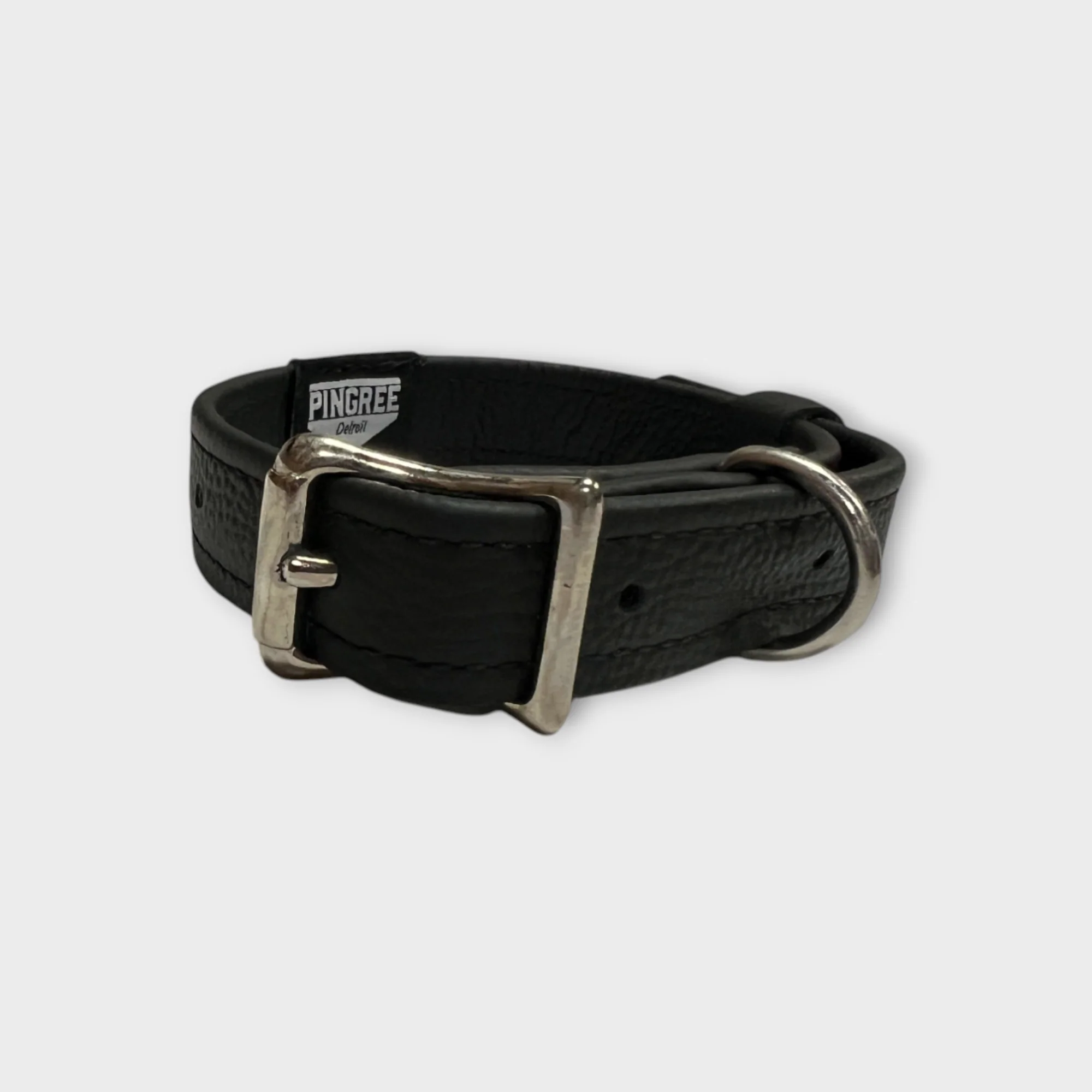 Bronco Nation - Leather Pet Collar Small - Image 3