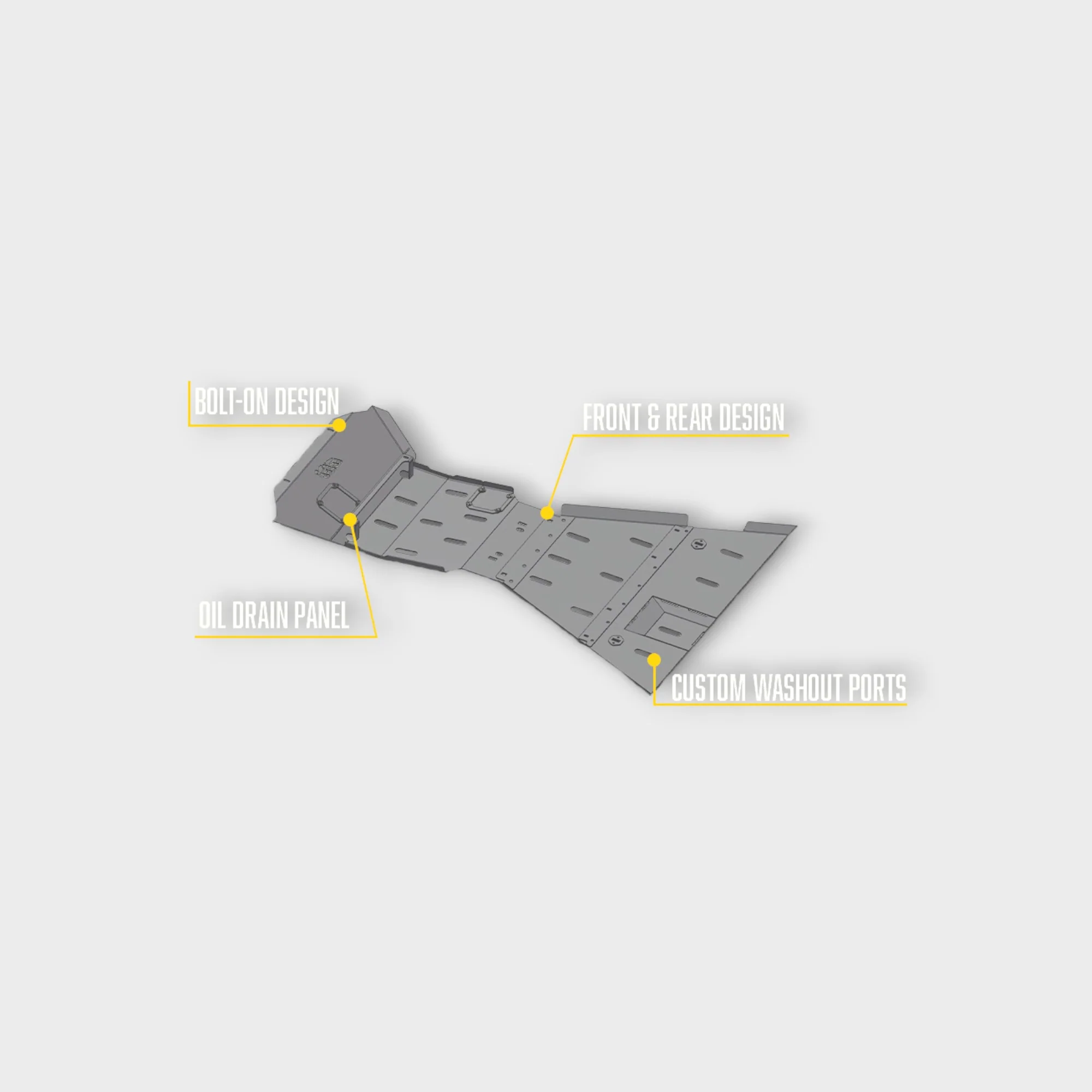 CBI - Ford Bronco Full Overland Skid Plate - Image 2