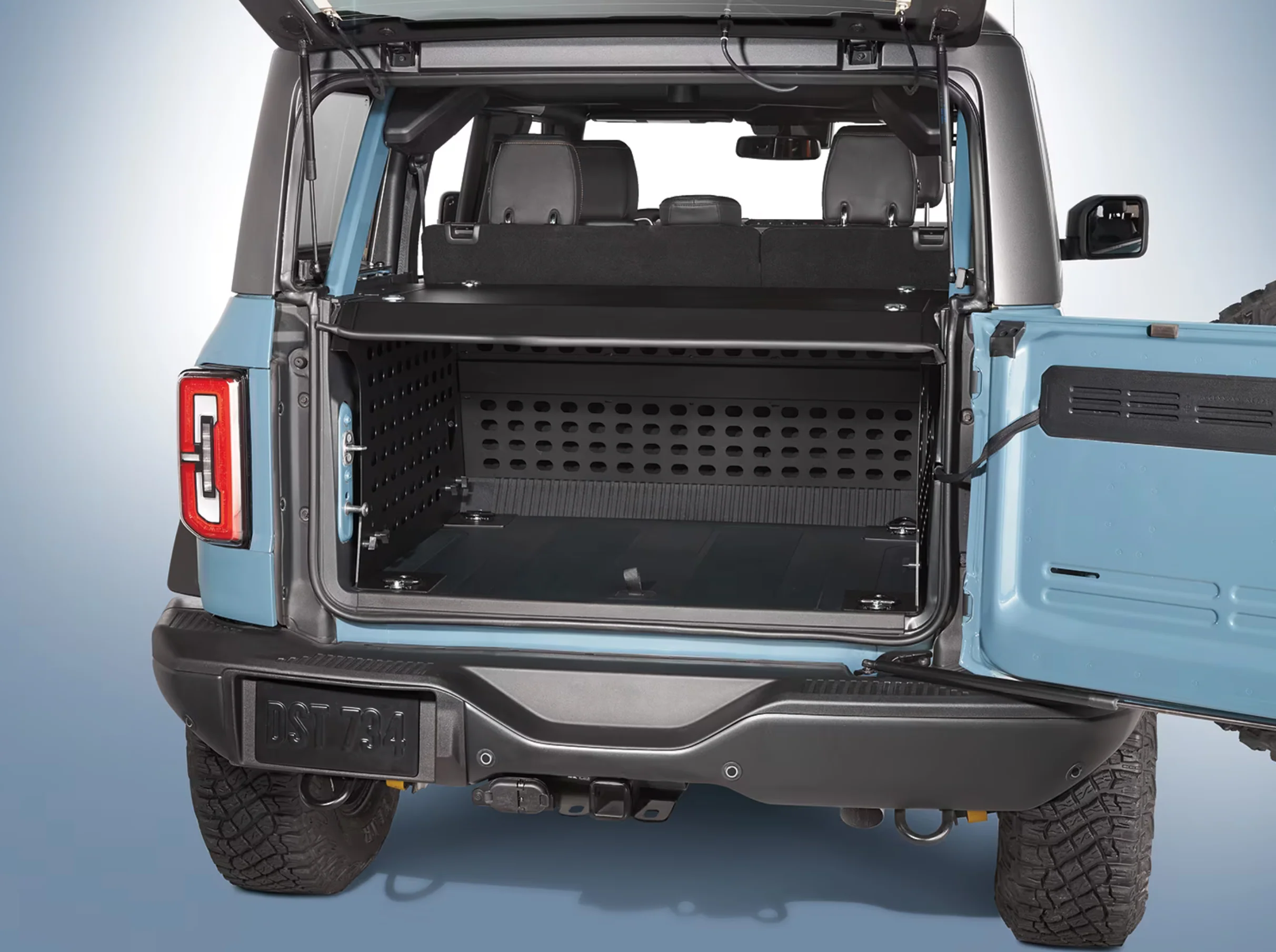 Ford - 4-Dr Fixed Lid Cargo Area Enclosure - Image 2