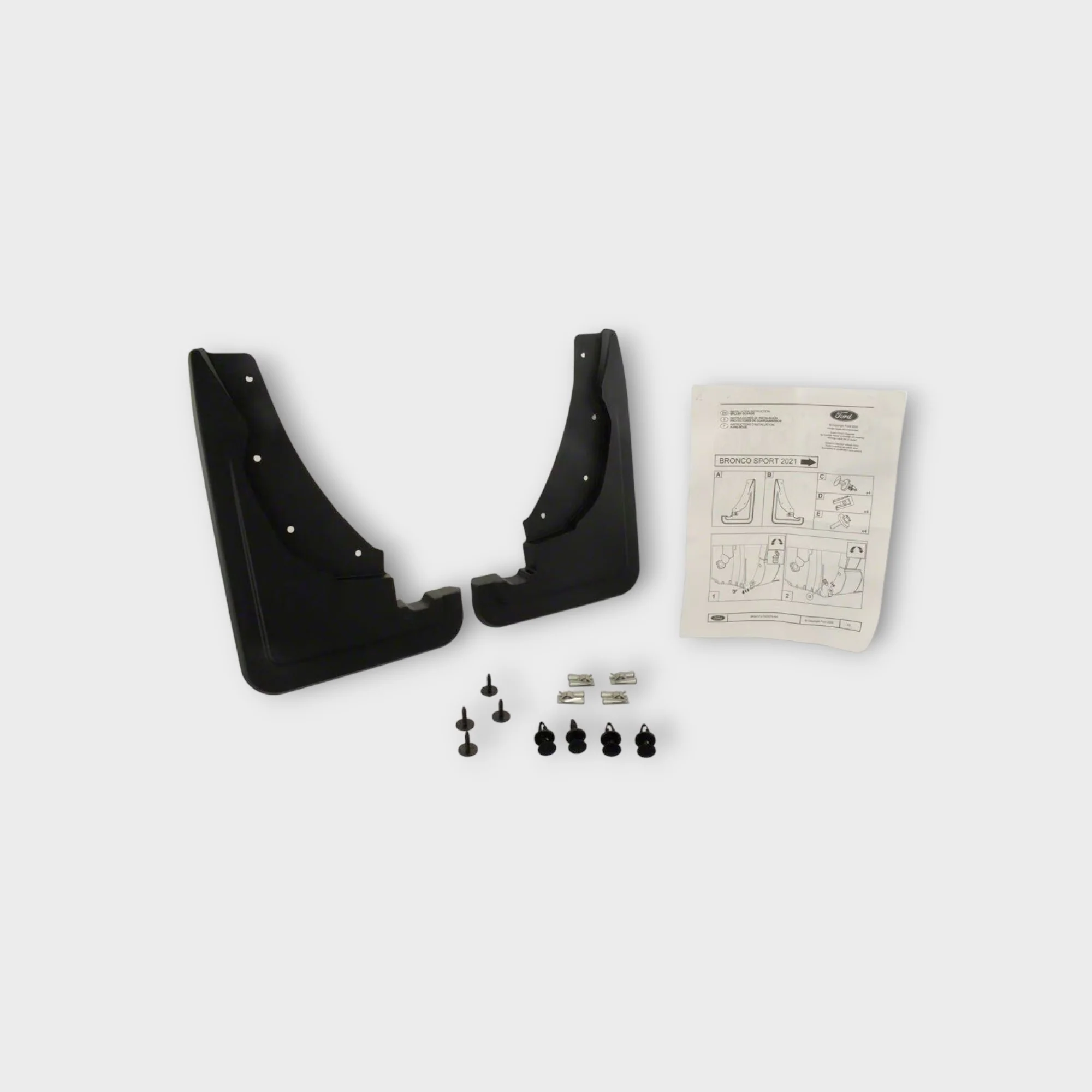 Ford - Bronco Sport Black Molded Front Splash Guards - Image 7