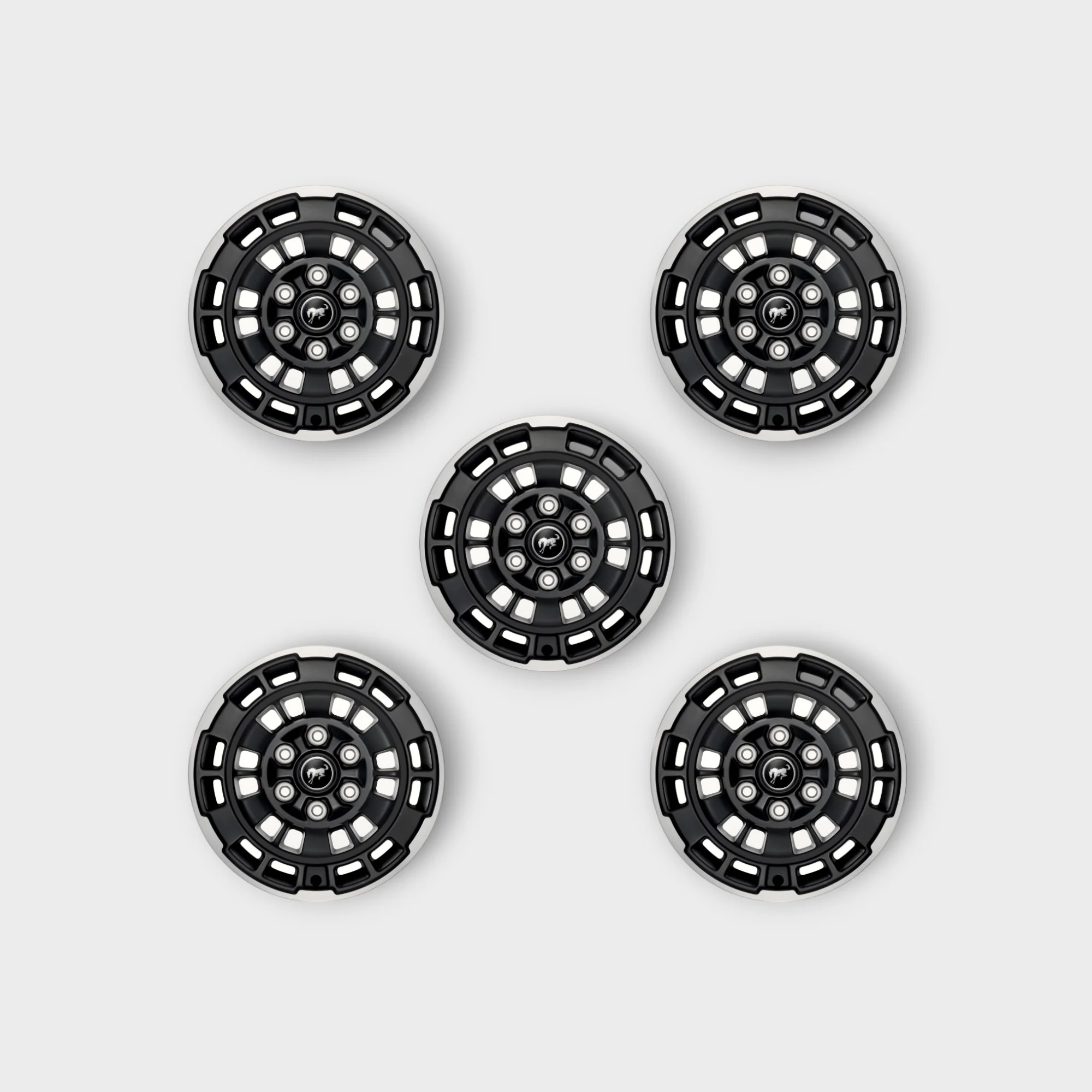 Ford Performance - 2021+ Bronco 17 X 8.5 Wheel Kit -Machined Face