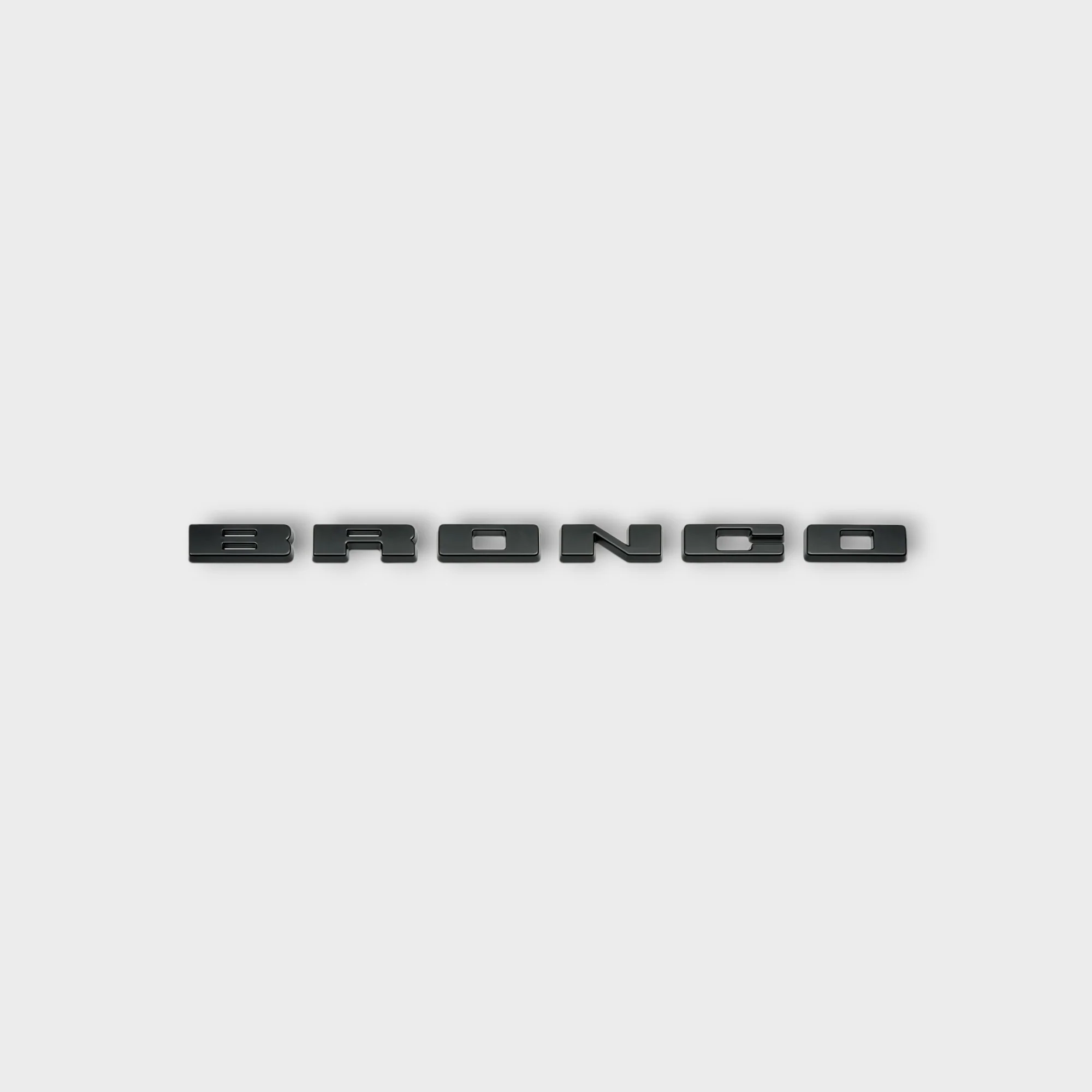 Ford Performance - 2021+ Bronco Grille Lettering Overlay Kit - Black