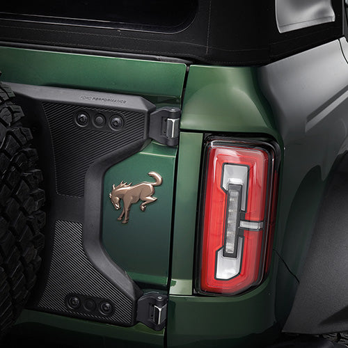 Ford Performance - 2021+ Bronco Rear Emblem Overlay -Bronze