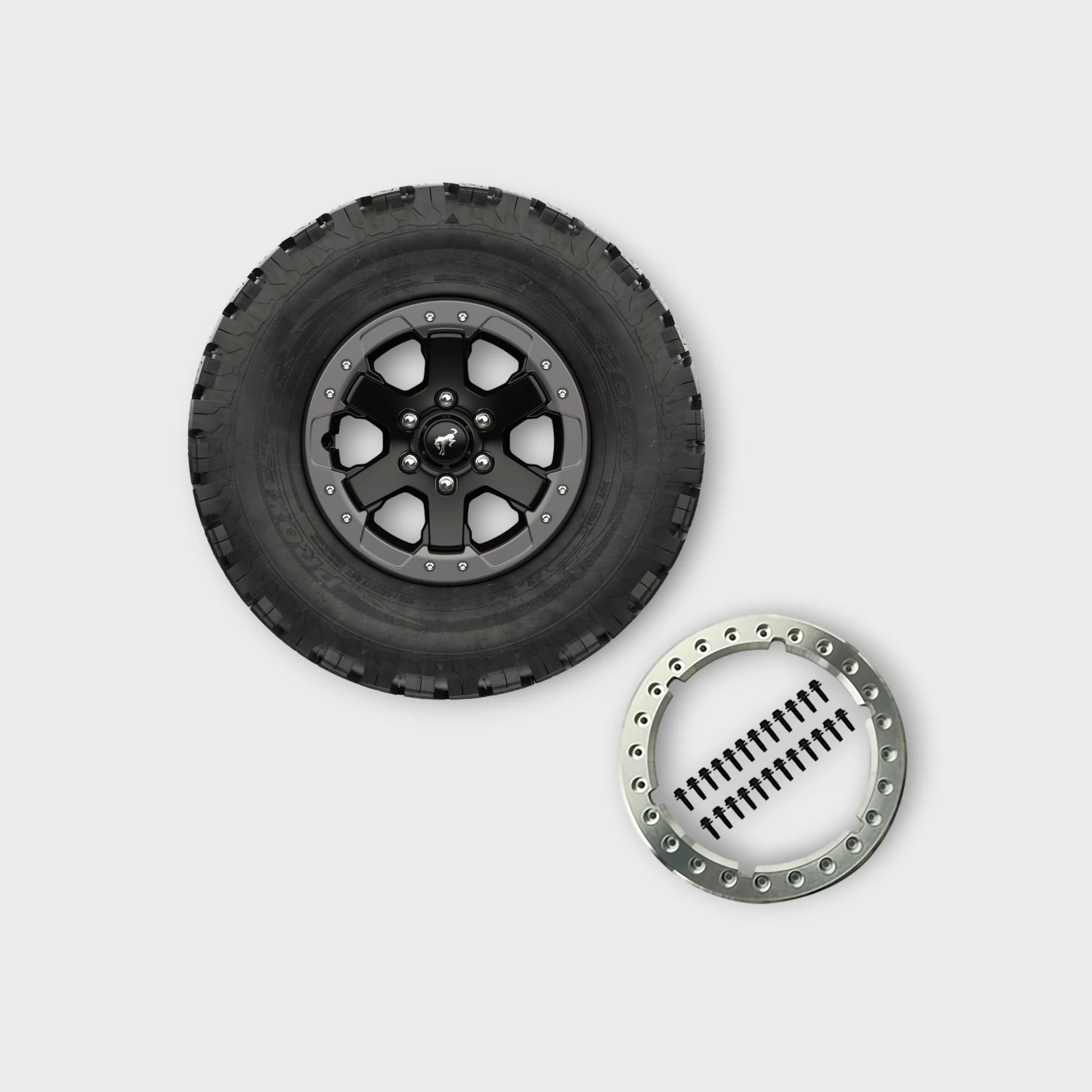 Ford Performance - Bronco Beadlock Wheel Kit, Badlands
