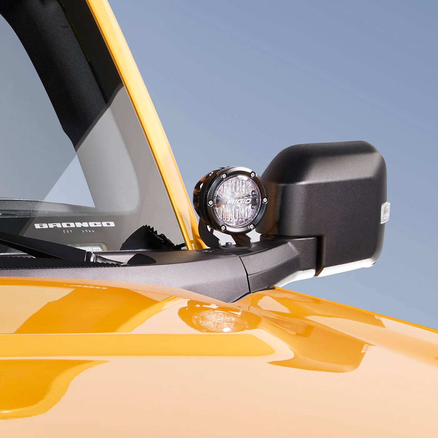 RIGID - Bronco Mirror Mounted Off-Road Light Kit