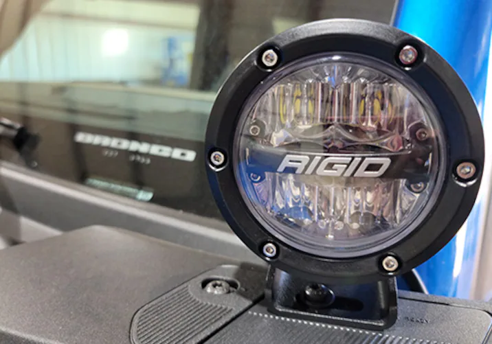 RIGID - Bronco Mirror Mounted Off-Road Light Kit - Image 3