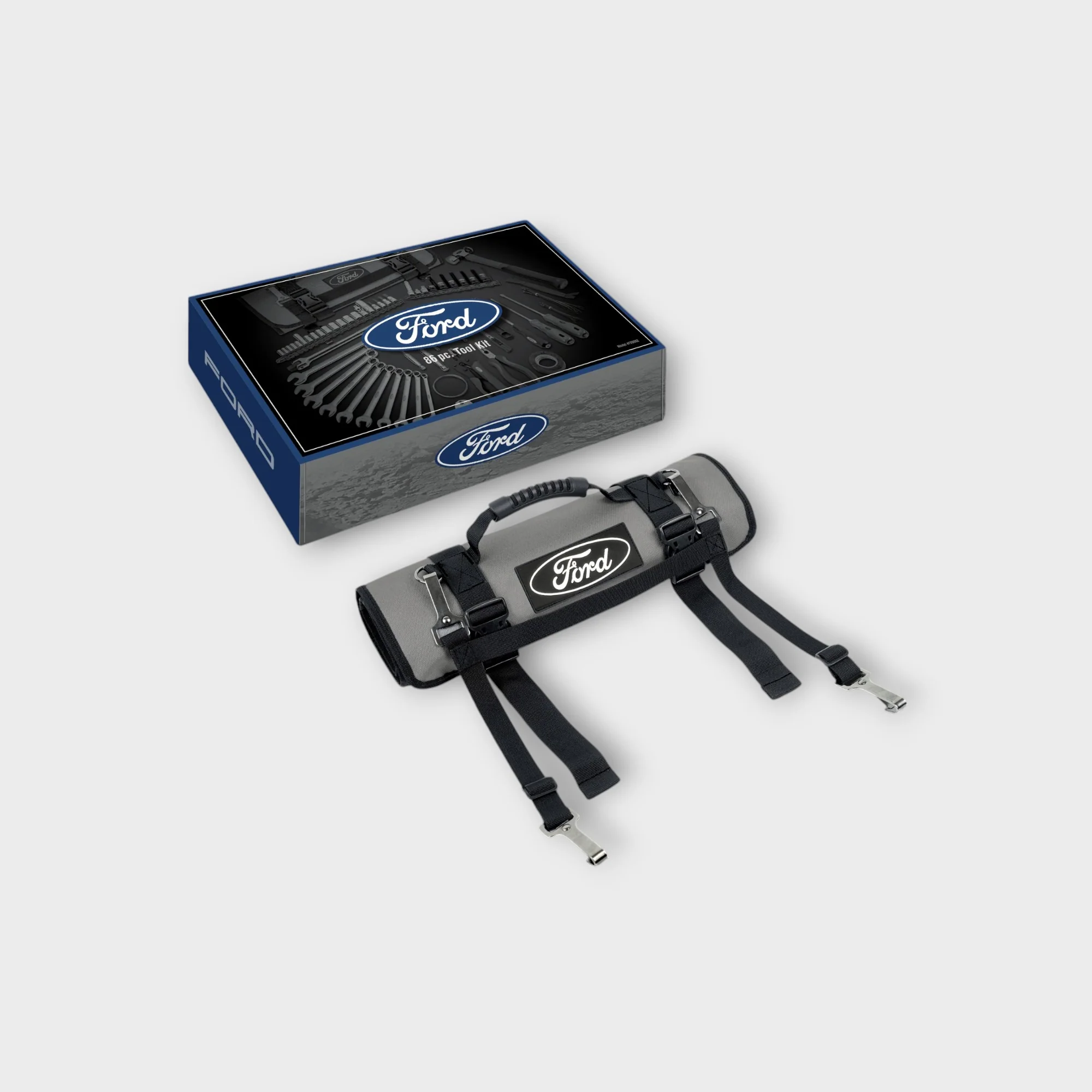 Motley - 86Pc Ford Brand Tool Roll - Image 3