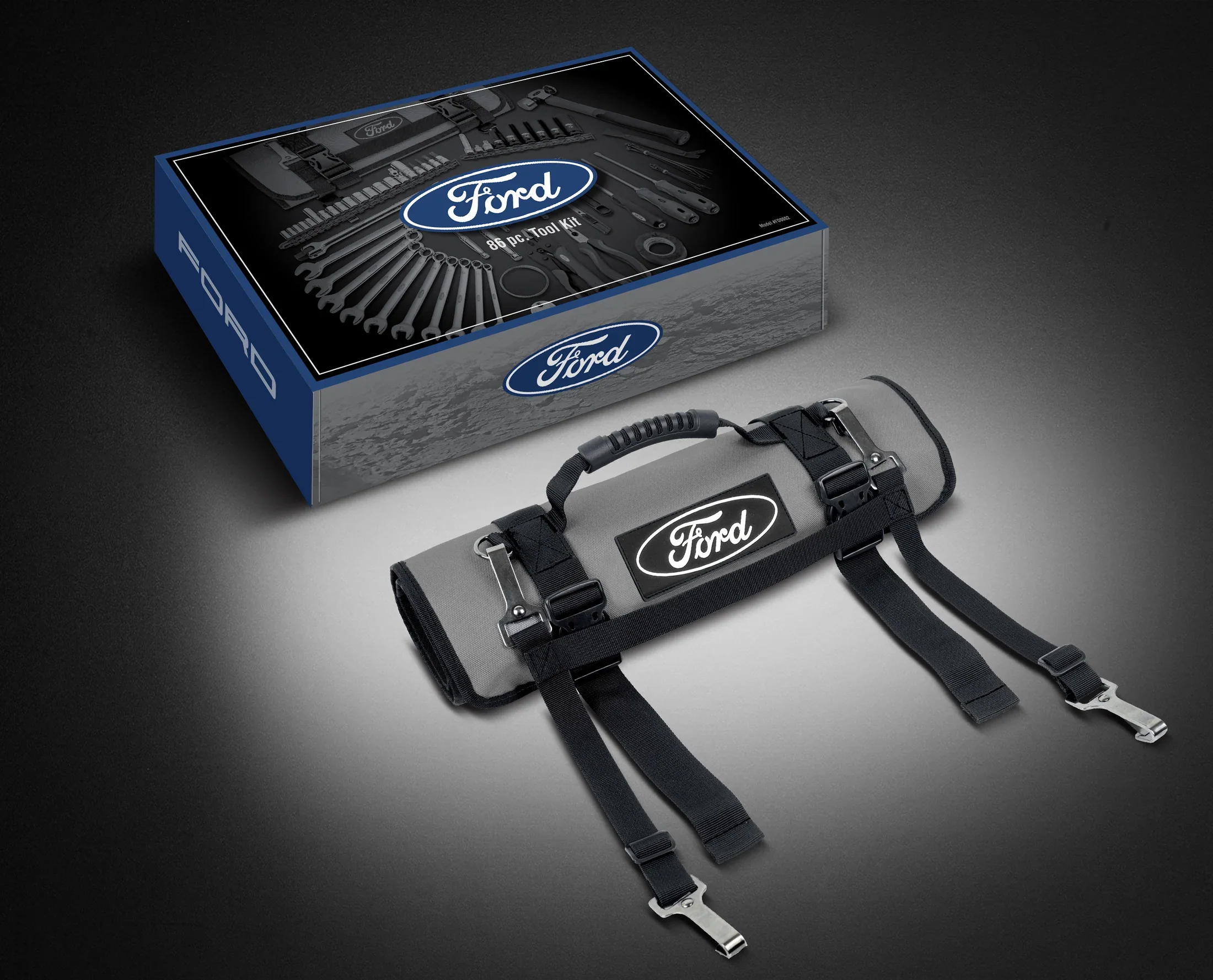 Motley - 86Pc Ford Brand Tool Roll - Image 4