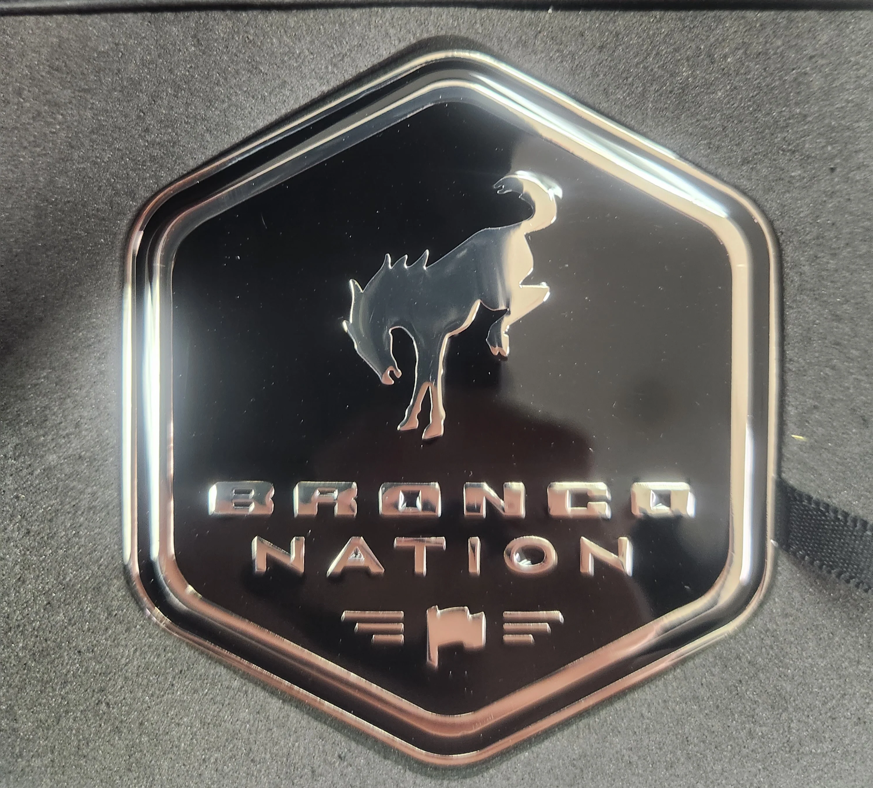 Bronco Nation - Black Grille Badge - Image 3