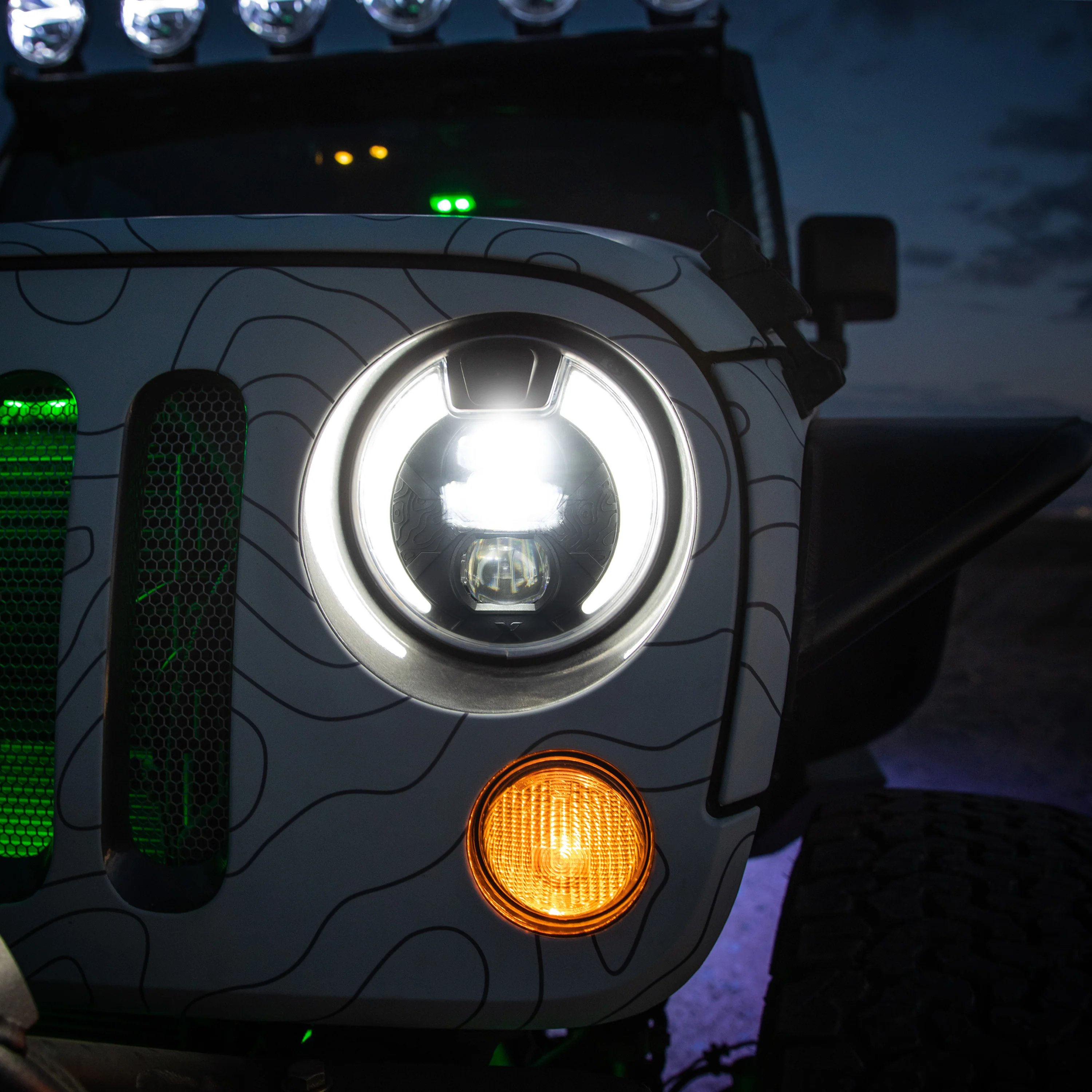 Project X - Elite OPTX JK.70 - 7" Headlight with Cameras - Image 4