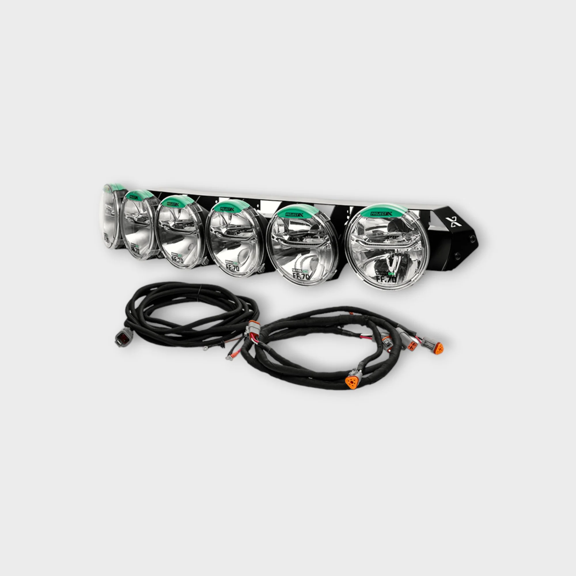 Project X - Series One Ff.70 2021+ Bronco Roof Kit - 6 Light