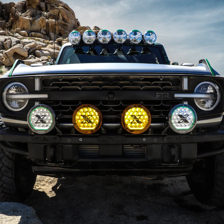 Project X - Series X Hp.70 Bronco Modular Bumper Mount - 4 Light - Image 6