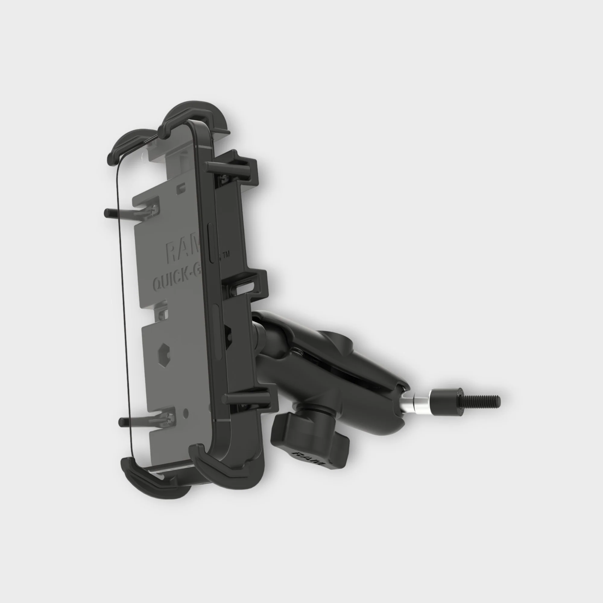 RAM® Quick-Grip™ XL Phone Mount with Grab Handle M6 Bolt Base
