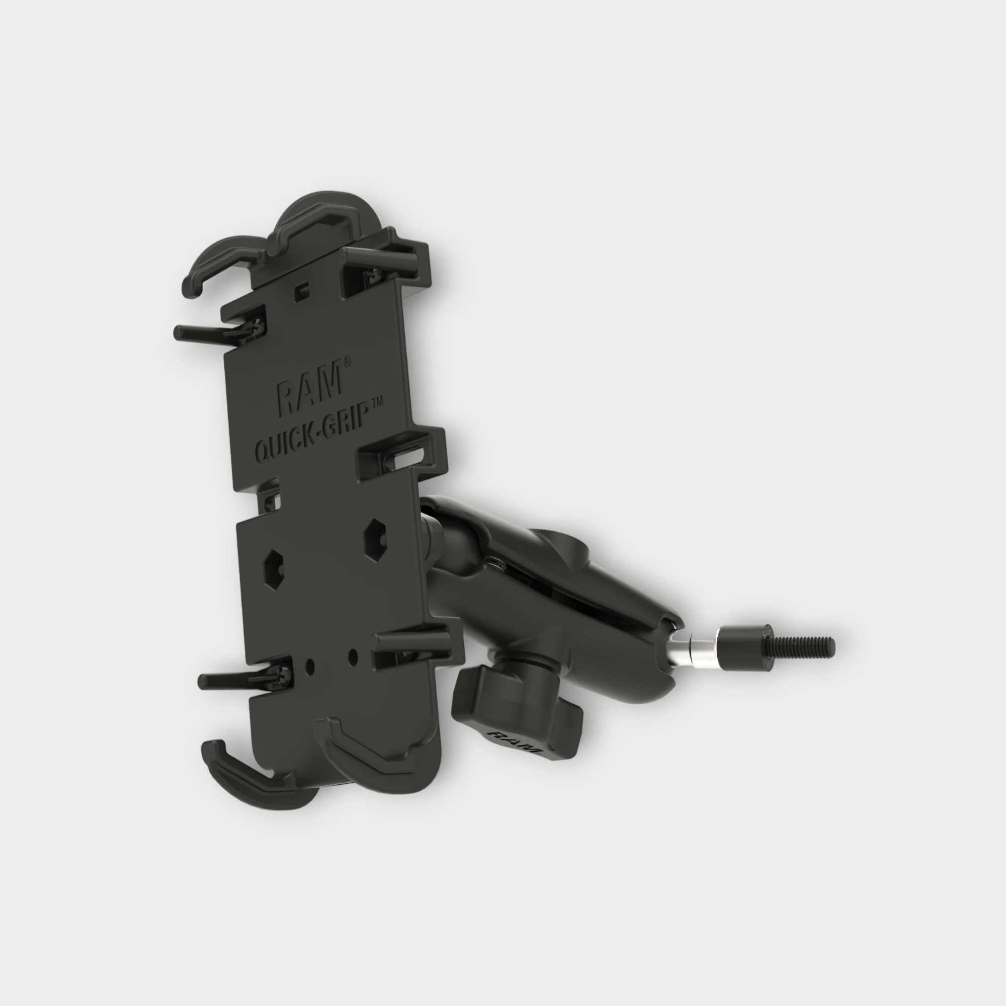 RAM® Quick-Grip™ XL Phone Mount with Grab Handle M6 Bolt Base - Image 2