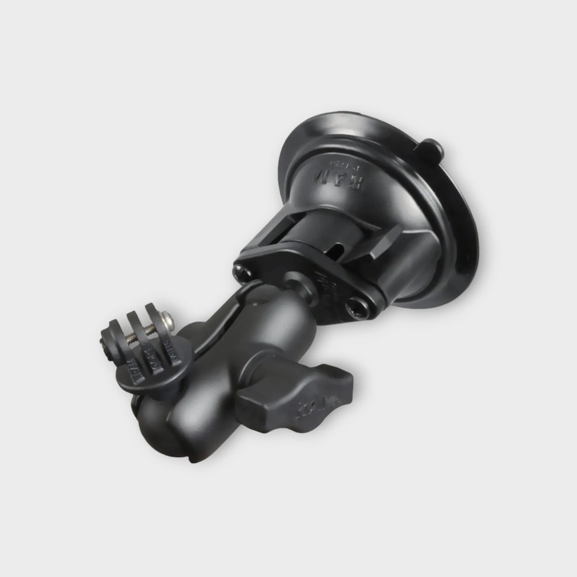 RAM® Twist-Lock™ Suction Cup Mount with Action Camera Adapter - Short - Image 3