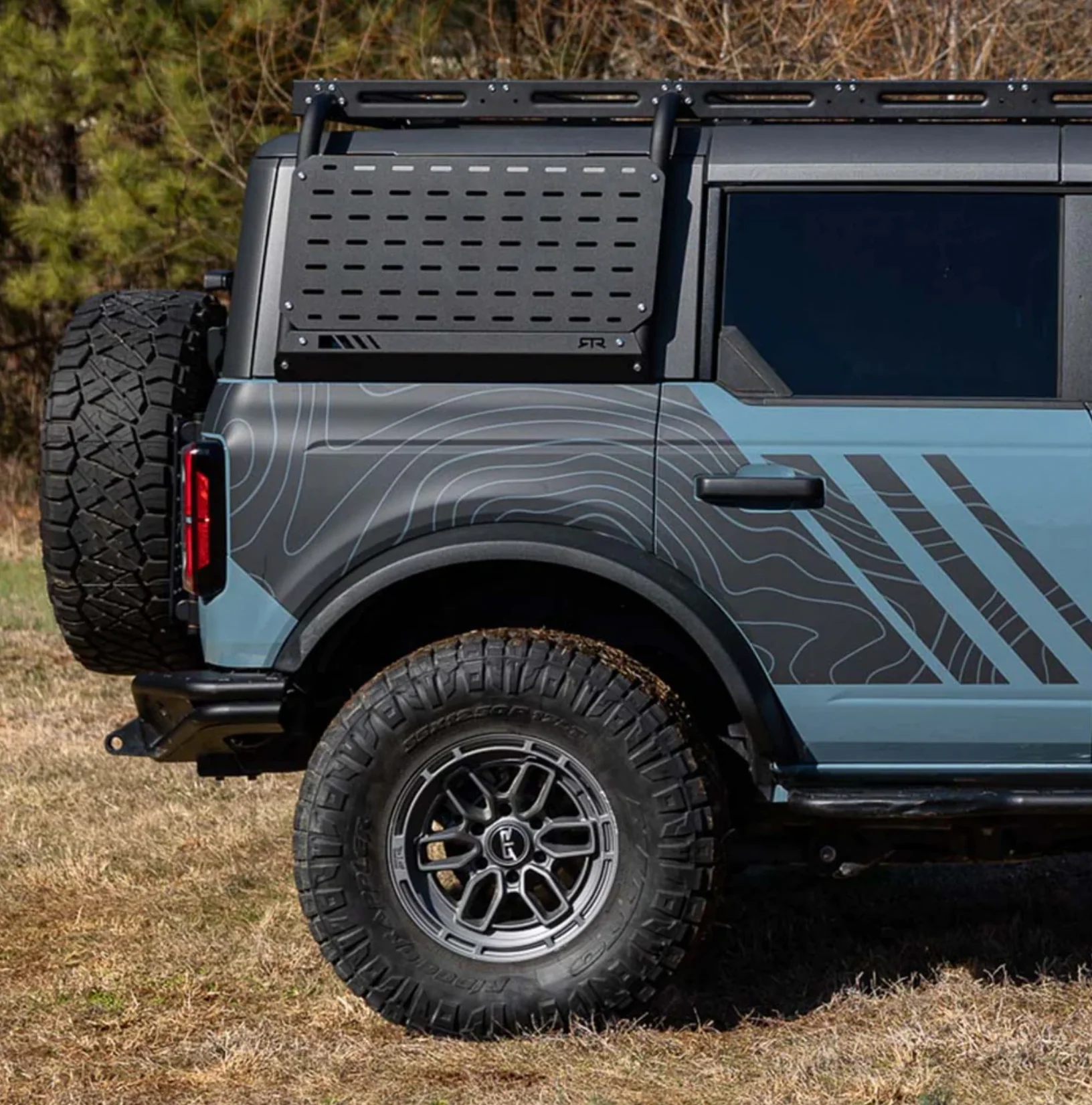 RTR - Bronco Roof Rack Molle Accessory Panel - Image 3