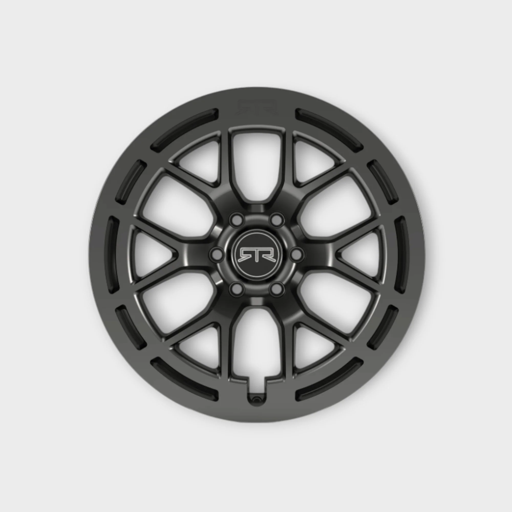 RTR - Tech 6 Satin Black Wheel - Image 2