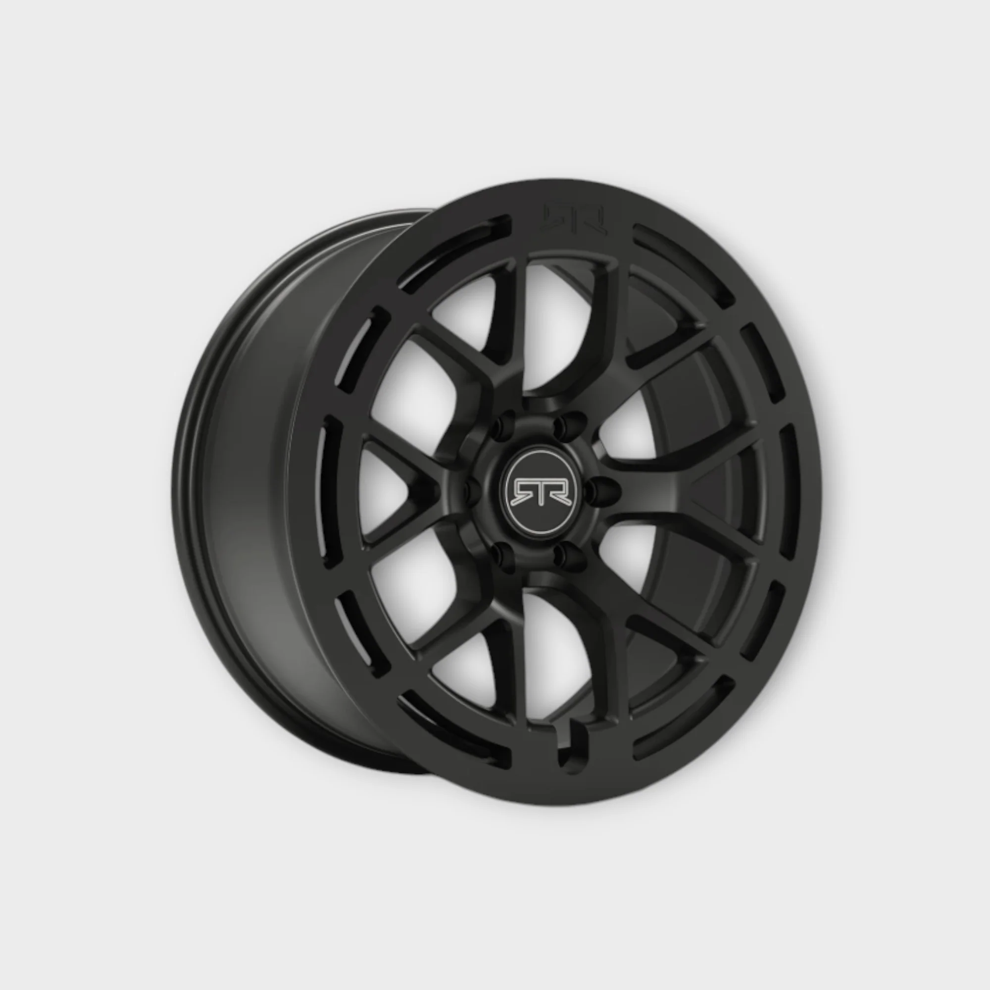 RTR - Tech 6 Satin Black Wheel - Image 4