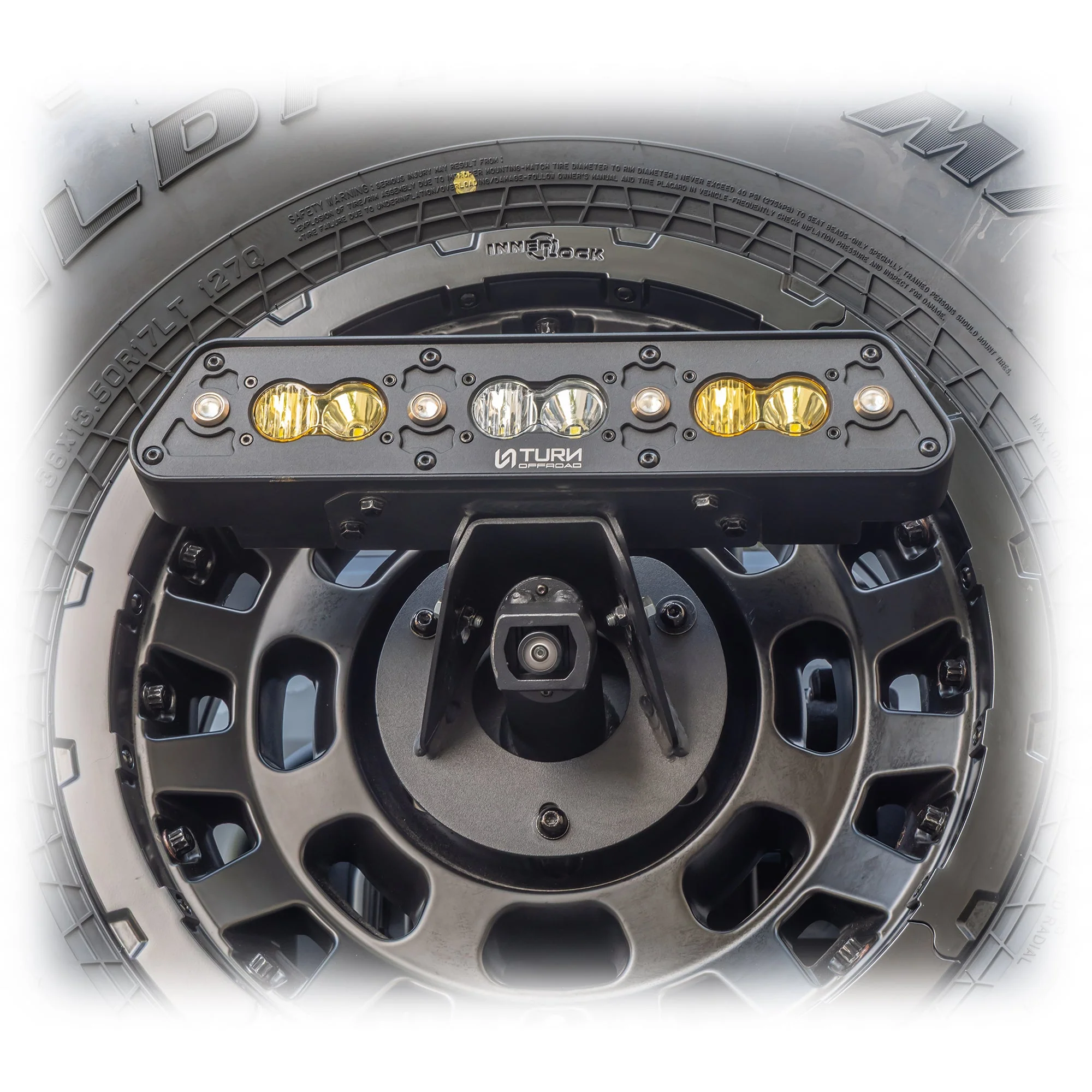 Turn Offroad - 2021+ Ford Bronco Chase 3rd Brake Light W/Wiring Harness Spare Tire Mount - Image 4