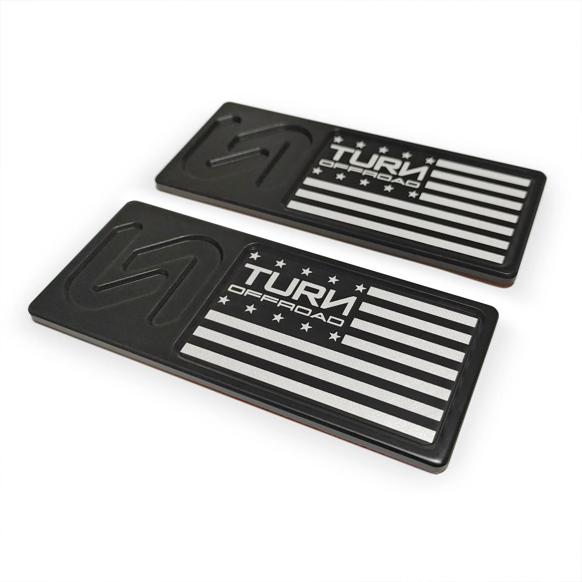 Turn Offroad - Bronco Billet Hardtop Badge with TOR Flag - Image 4